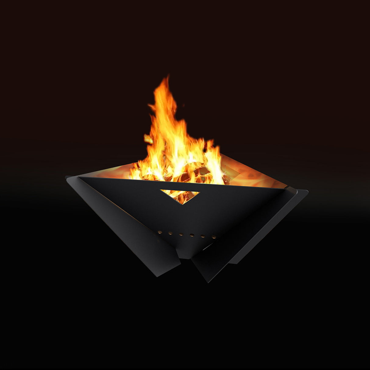 MF Fire Delta Fire Pit - Black