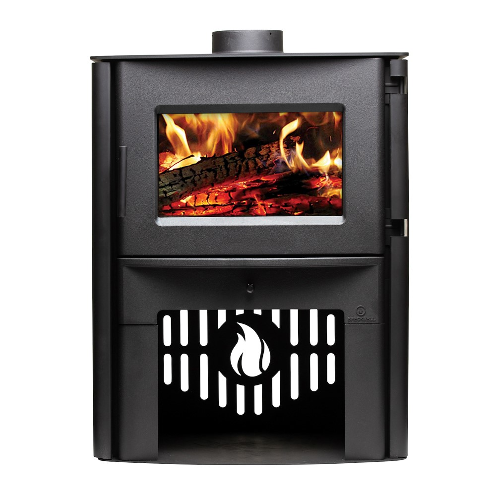 Breckwell SW2.5 Small Wood Burning Stove on Pedestal