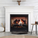 SimpliFire 36-in Inception Firebox with Wescott Mantel & Decorative Front