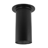 DuraBlack 8" Slip Connector with Trim