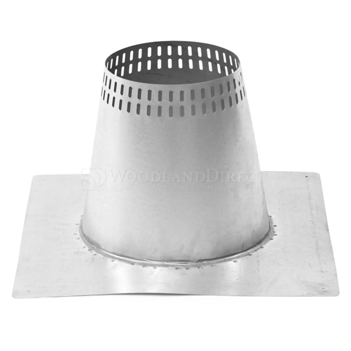 6" Diameter Champion Galvanized Vented Flashing - Flat