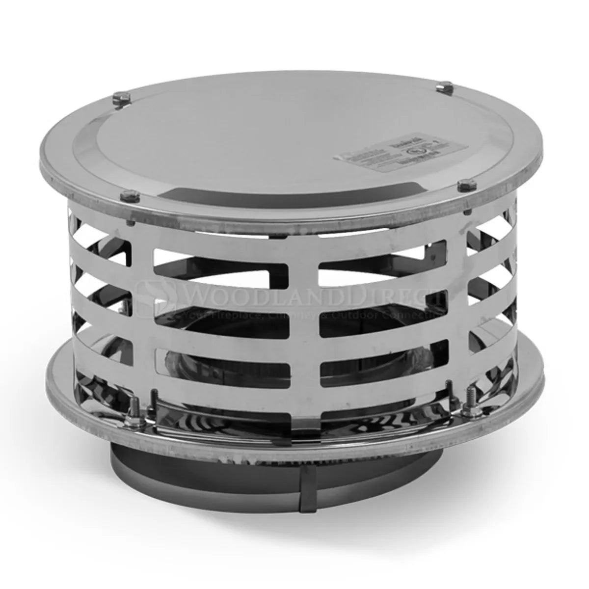 6" Diameter Champion Stainless Steel Standard Rain Cap