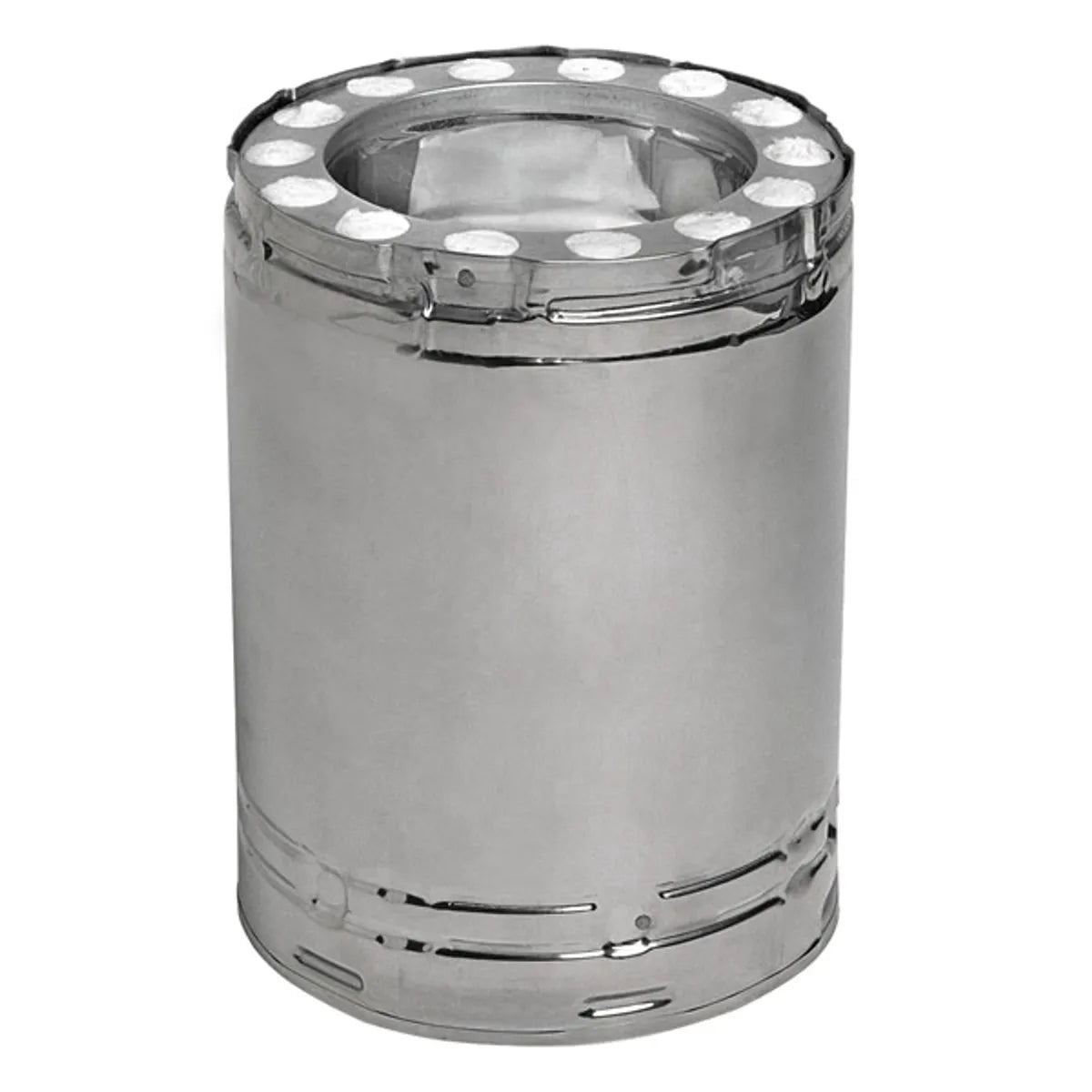 Metal-Fab 6" Temp Guard Stainless Chimney Pipe - 12"