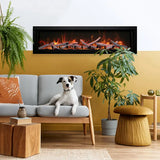 Amantii Deep Extra Tall Built-In Electric Fireplace