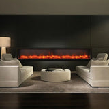 Amantii Panorama Slim Electric Fireplace - 88"