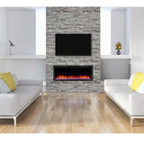 SimpliFire Allusion Platinum Electric Fireplace - 50"