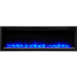SimpliFire Allusion Platinum Electric Fireplace - 60"