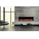 SimpliFire Allusion Platinum Electric Fireplace - 60"
