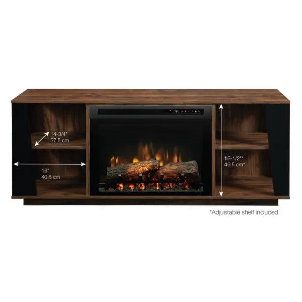 Dimplex Arlo Media Console Electric Fireplace With Logs