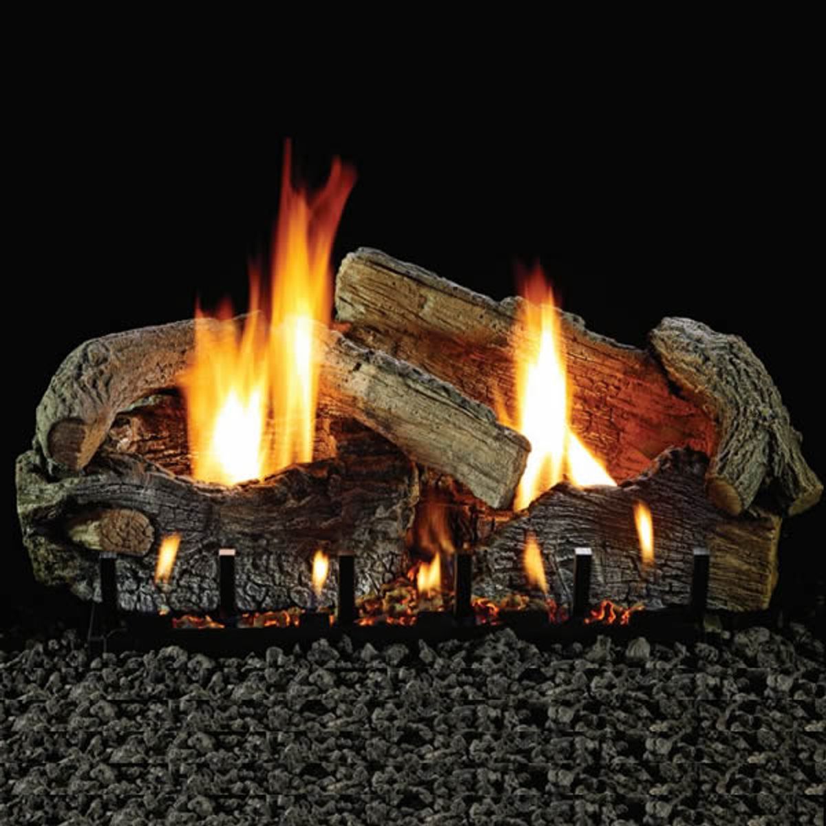 Empire Aged Oak Ventless Gas Log Set