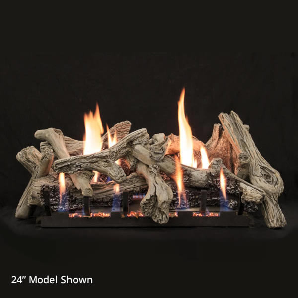 Empire Driftwood Burncrete Ventless Gas Log Set