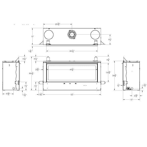 Empire Loft Direct Vent Gas Fireplace - 36"