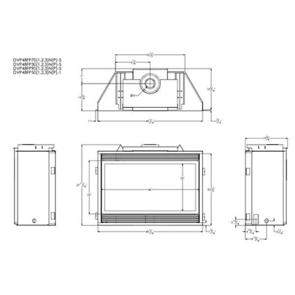 Empire Premium Tahoe Direct Vent Gas Fireplace - 48"