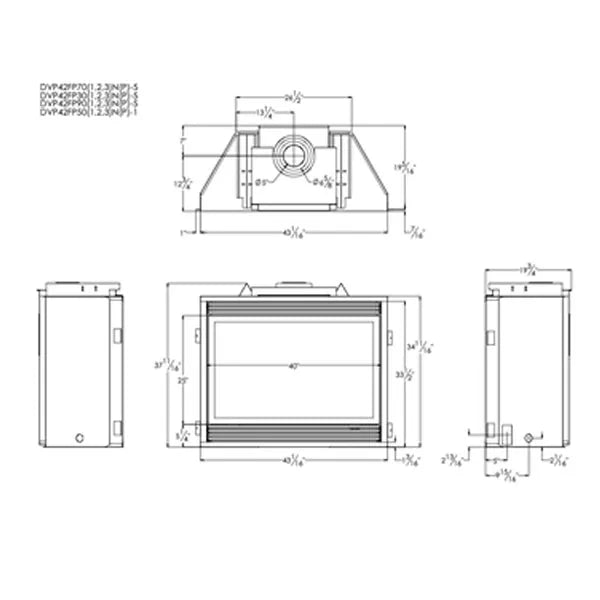 Empire Premium Tahoe Direct Vent Gas Fireplace - 42"