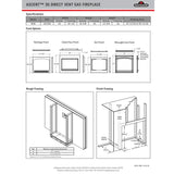 Napoleon Ascent 36 Direct Vent Gas Fireplace