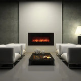 Modern Flames CLX2 Series Rectangle Black Linear Electric Fireplace – 60”