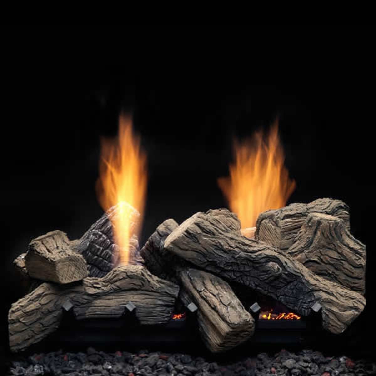 Monessen Natural Blaze See-Through Ventless Gas Log Set