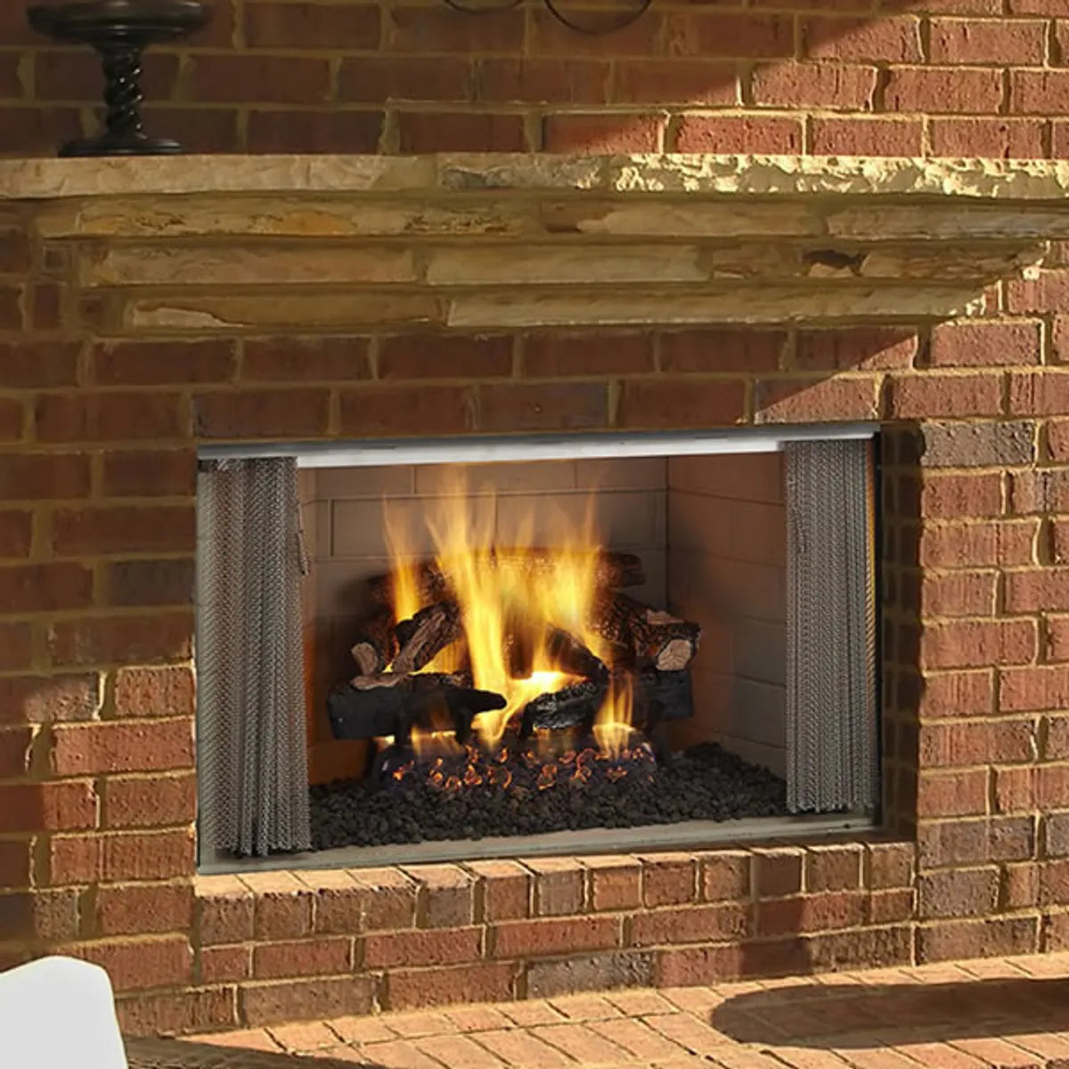 Majestic VillaWood Outdoor Fireplace - 42"