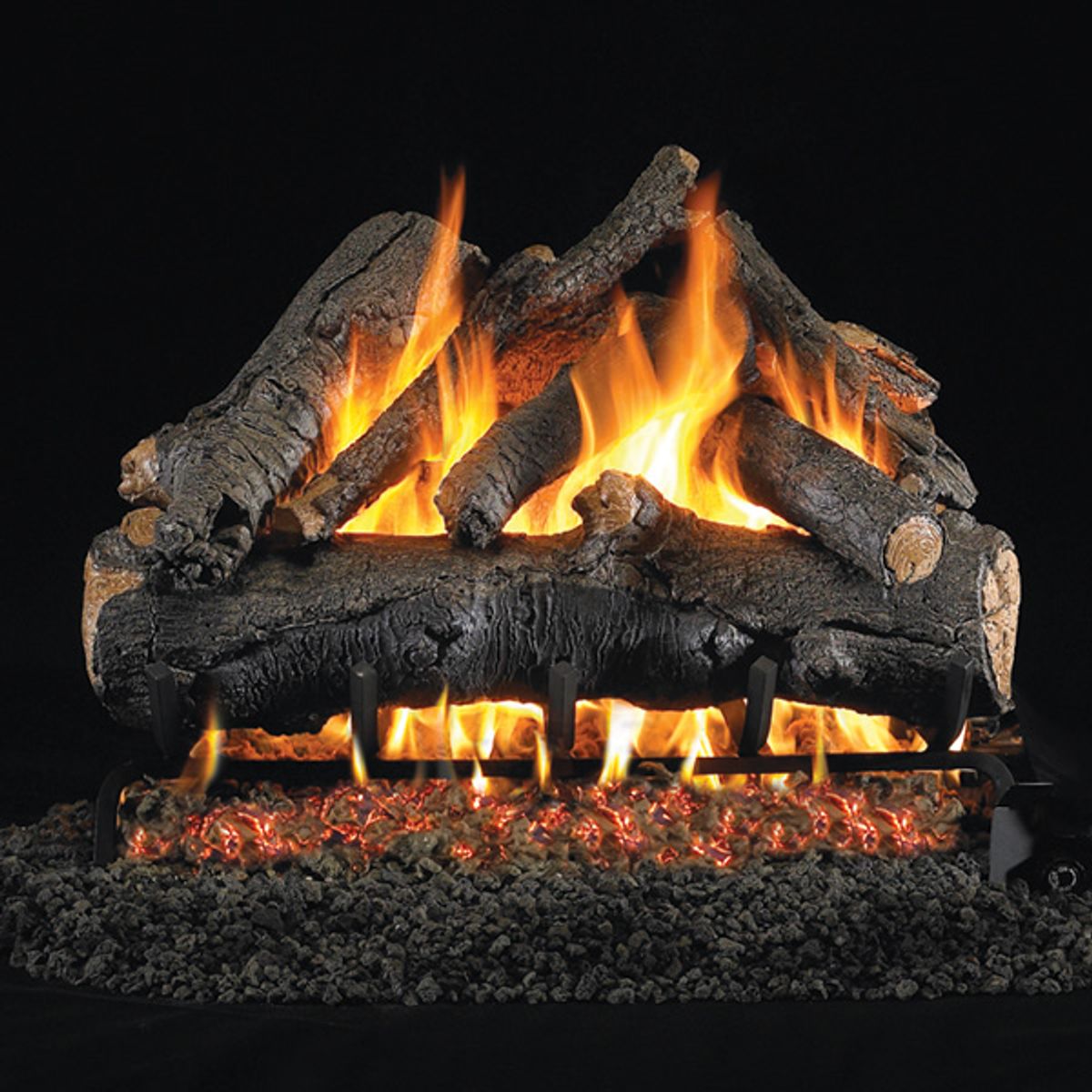 Real Fyre American Oak Outdoor Vented Gas Log Set