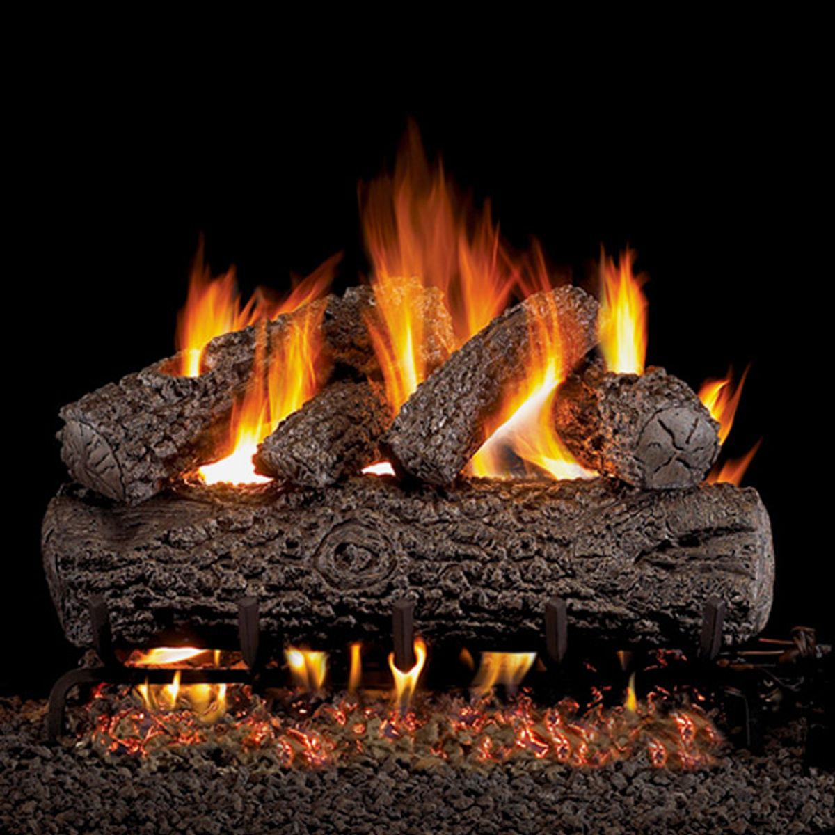 Peterson Real Fyre Post Oak ANSI Vented Gas Log Set