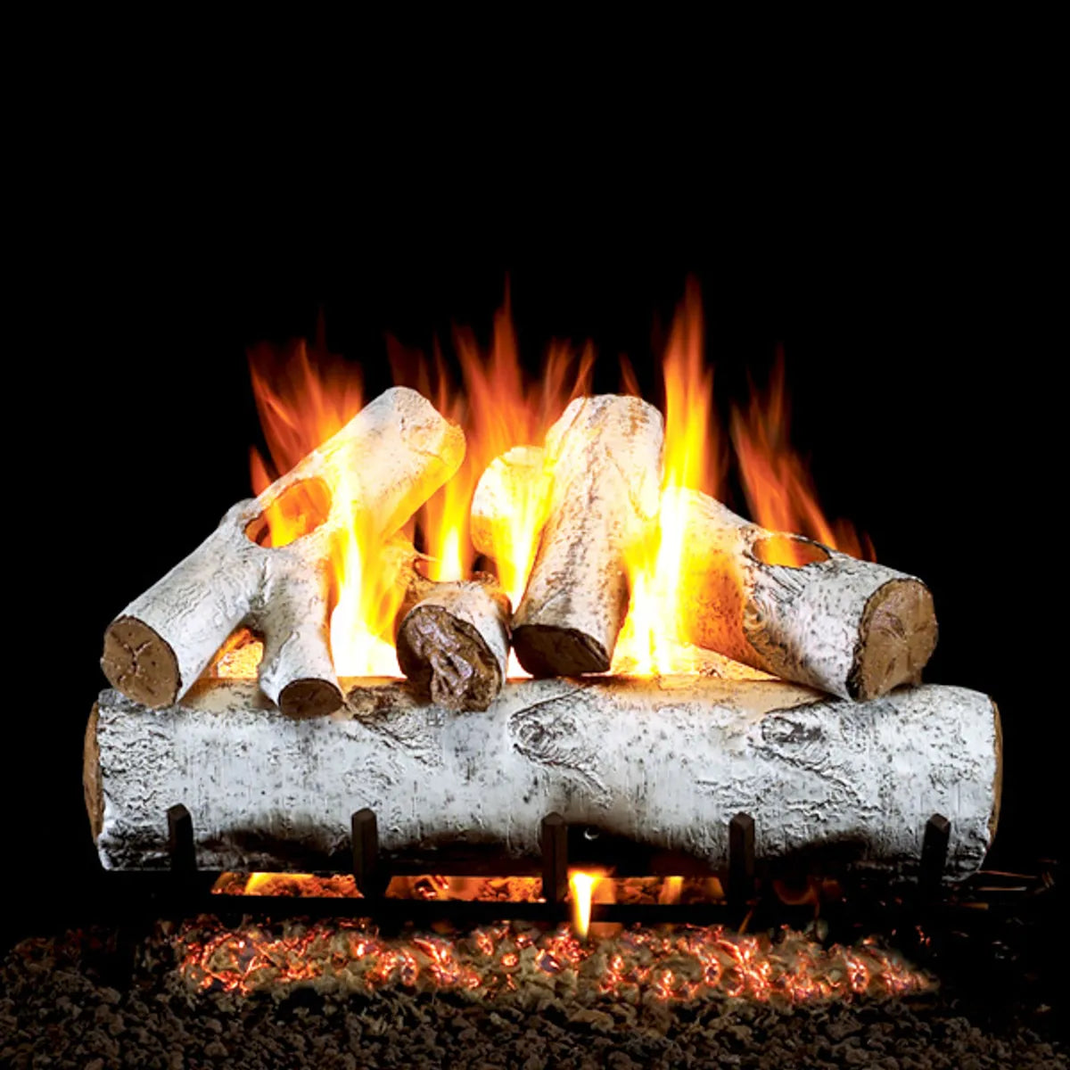 Peterson Real Fyre White Birch Vented Gas Log Set