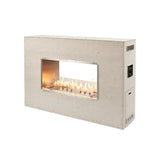 See-Through Ready-to-Finish Fireplace - Crystal Fire Plus Burner – 40”