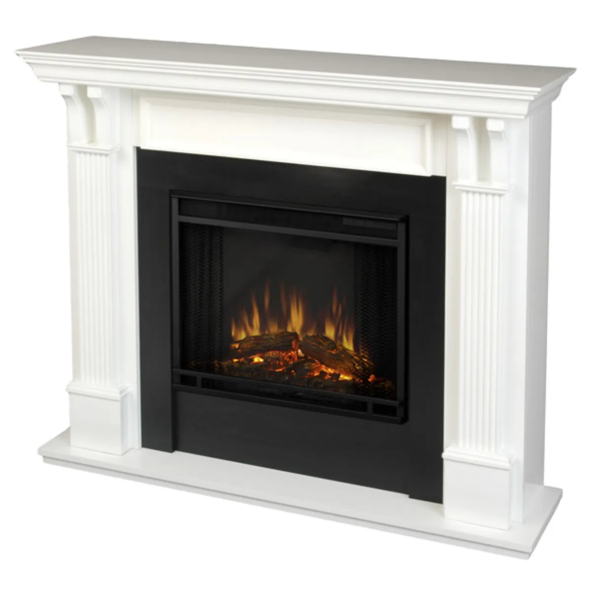 Real Flame Ashley Electric Fireplace - White