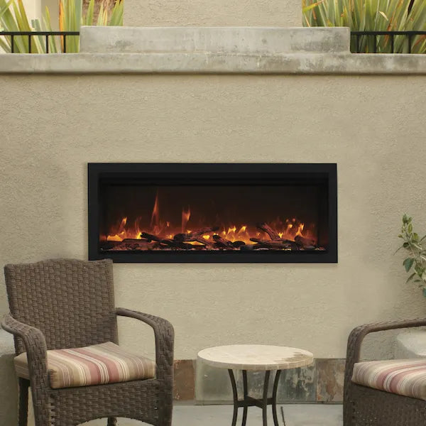 Amantii Remii Extra Tall Indoor/Outdoor Built-In Electric Fireplace