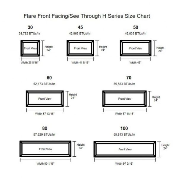 Flare Front Facing 30"