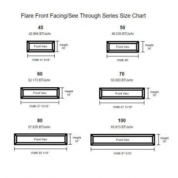 Flare Front Facing 45"